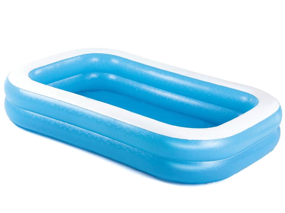 Piscina Gonfiabile Family Rettangolare 2 Anelli +6 Anni 262 CMX175X51H - 2