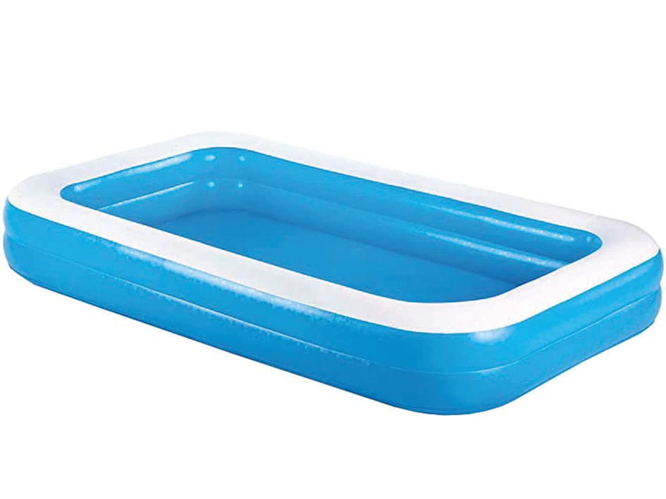 Piscina Gonfiabile Family Rettangolare 2 Anelli +3 Anni 305 CMX183X46 6,55 - 2