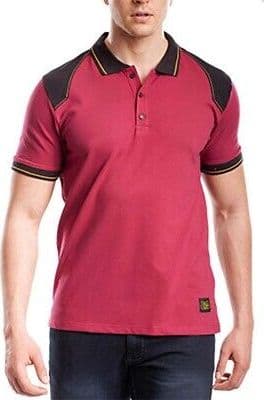 Polo Elasticizzata Rinforzata Workpol Bordeaux Rica Lewis Tg. Xl - 3