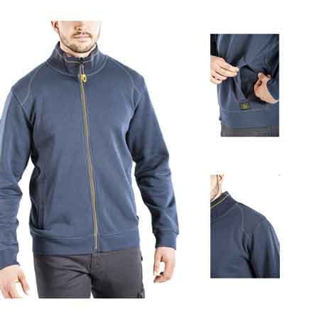 Felpa con Collo Full Zip Tg. Xl Rica Lewis - 3