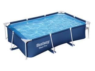 Piscina Steel Pro Rettangolare Telaio Portante 259 CMX170X61H.S Filtro 13,5 - 2