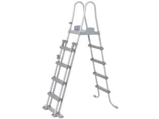 Scaletta con Piattaforma per Piscine Fino a 132 Cmh. Adatta per Piscine - 2