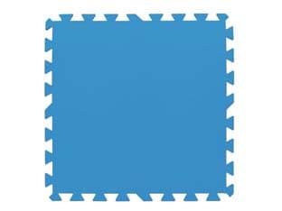 Tappeto di Sottofondo Componibile per Piscine 50 CMX50 Blu in Set. 9 Pz - 2