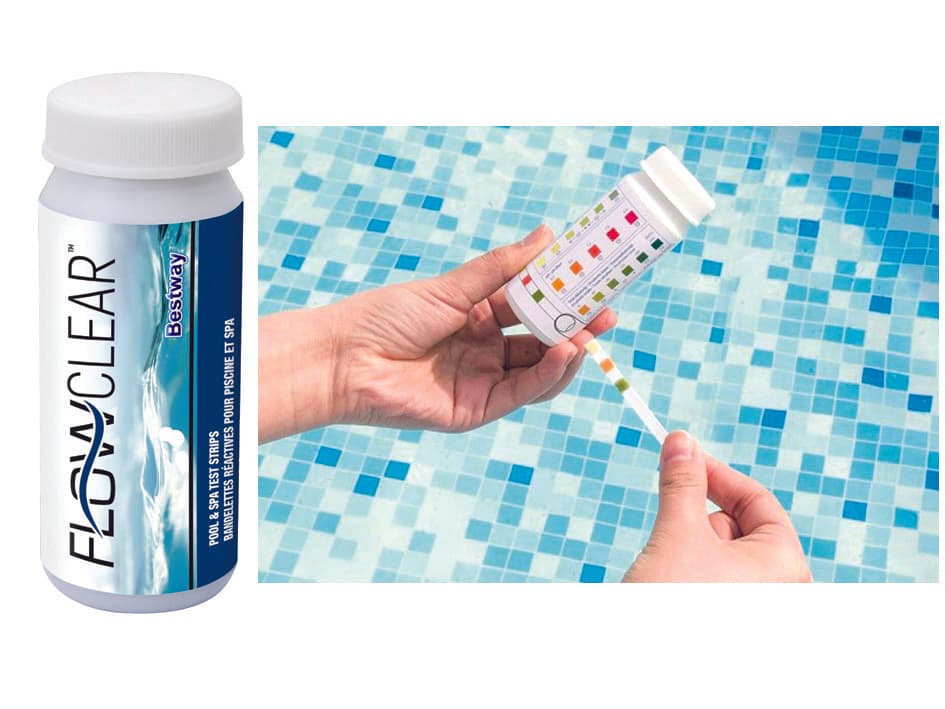 Acqua Test per Piscine e Spa Strisce 3 in 1 50 Strisce in Flacone 3 Pezzi - 2