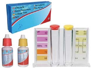 Kit Tester Cloro, PH e Bromo con Reagenti Liquidi 20 MLX2 6 Pezzi - 2