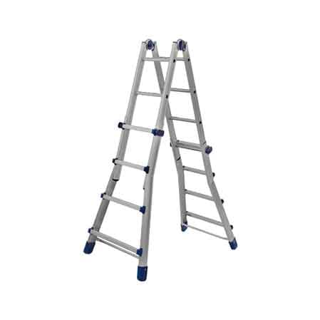 Scala Multiuso Briko Blu 4 con 4 Gradini Facal - 3