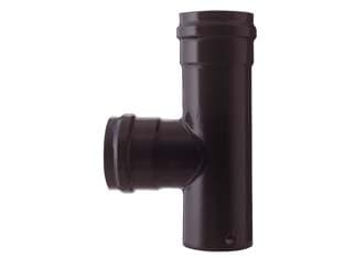 Raccordo a T F per Stufe a Pellet Nero Opaco Pesante 1,2 mm Ø 12 mm cm Save - 2