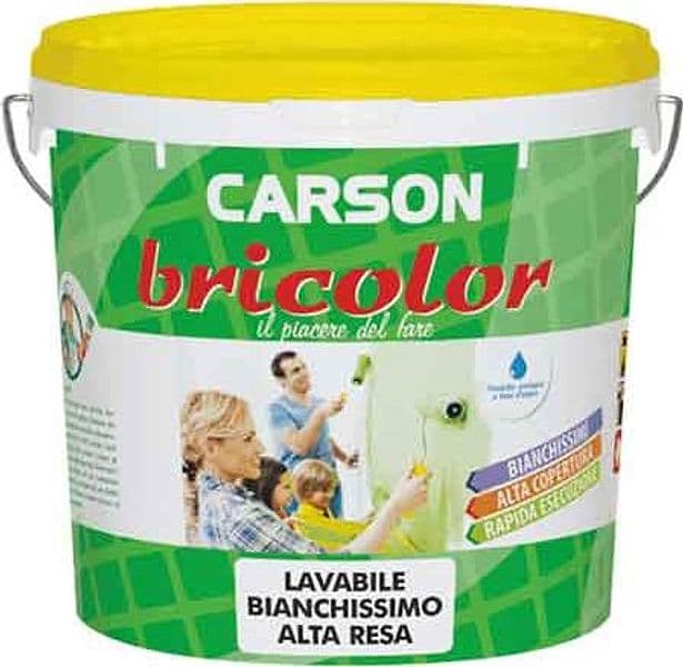 Idropittura Lavabile Bianchissimo Bricolor 14 l Carson - 3