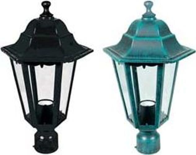 Lanterna per Palo 60 mm Modello Berlino 100 W IP44 230 MMX230X341H. Verde - 2