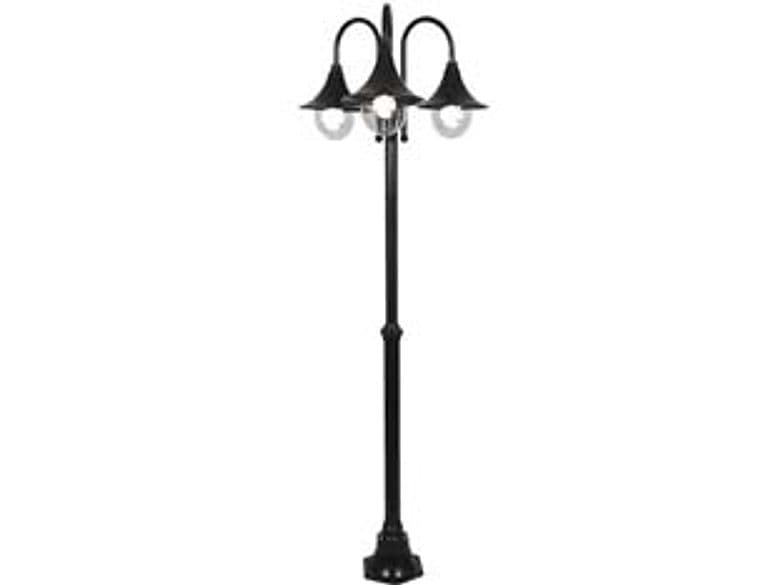 Lampione 3 Luci su Palo Modello Parigi 3X100W IP44 230 Cmh. Nero Syntesy - 2