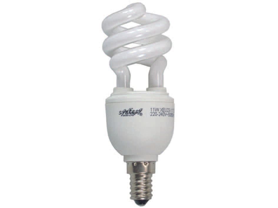 Lampada Elettronica a Spirale E14 11 W E14 2700 °k Calda Syntesy - 2