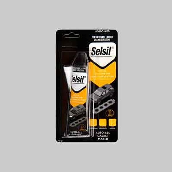 Silicone Alte Temperature in Blister Selsil 85 Gr Rosso - 2