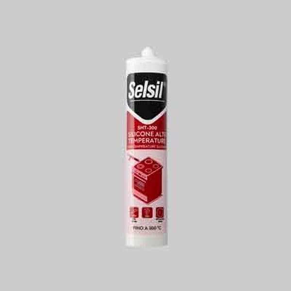 Silicone Alte Temperature Selsil 310 ml Rosso - 2