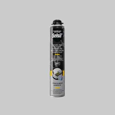 Adesivo Poliuretanico Collassante Selsil 750 ml Pistola - 2