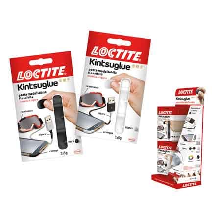 Pasta Modellabile Kintsuglue 3 x 5 Gr Loctite Bianco - 3