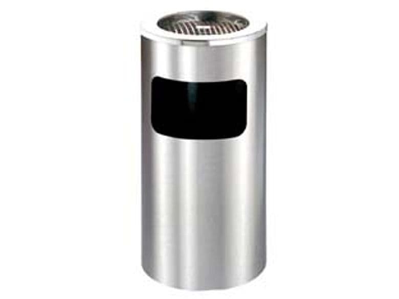 Portarifiuti con Portacenere Inox Dimensioni 25,5 CMX61H. Capacità 16 l - 2
