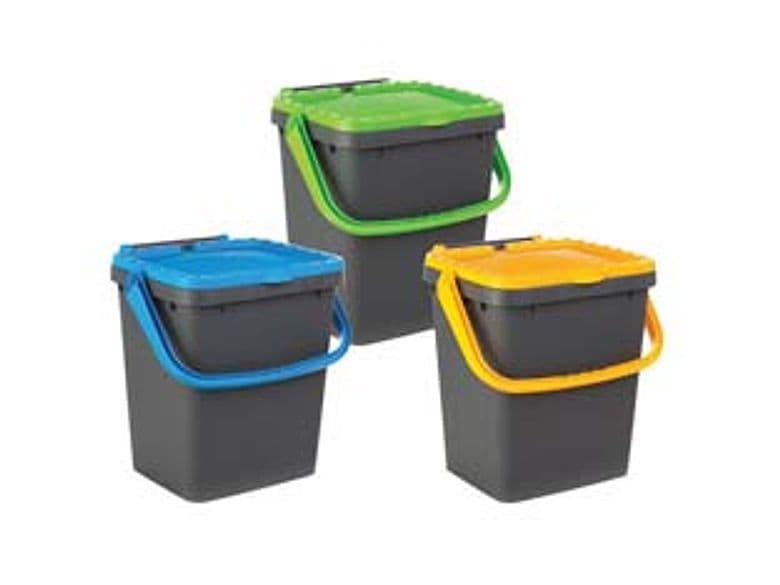Pattumiera per Raccolta Differenziata Ecoplus 35 l 430 MMX360X435H Blu - 2