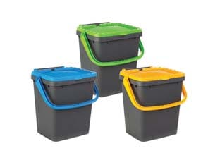 Pattumiera per Raccolta Differenziata Ecoplus 35 l 430 MMX360X435H Blu - 2