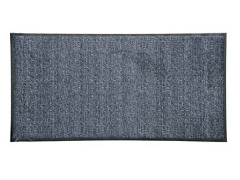ZERBINO ASCIUGAPASSO RETTANGOLARE IN POLIESTERE GRIGIO- - cm.60x90 - 1 pezzi XTRA - 2