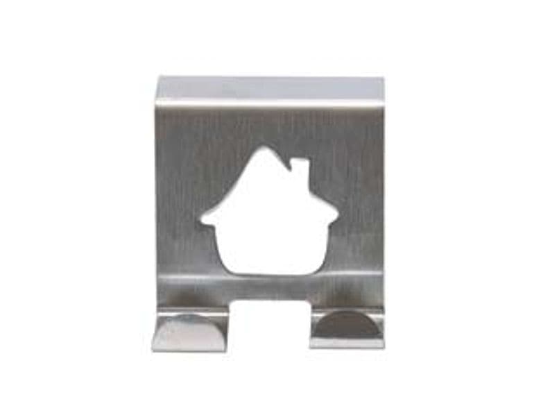 Gancio per Anta Cassetto Casetta in Acciaio Inox 5 CMX5 Blister PZ.2 - 2