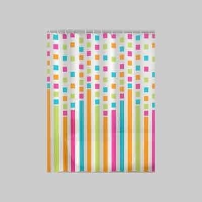Tenda Doccia in Peva Party 180 x 200 cm Multicolore Gedy - 2