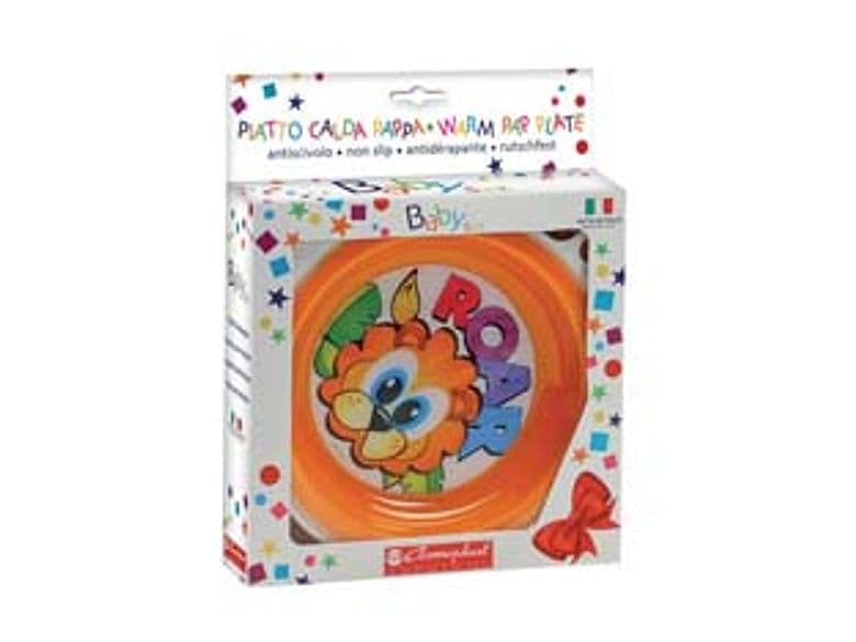 Piatto Baby Caldappappa Bicolore Decorato Ø 21 mm cm Cosmoplast