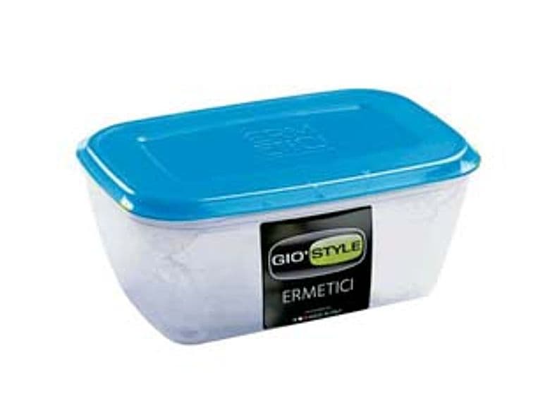 Contenitori Ermetici Rettangolari per Alimenti in Plastica 0,50 l 8 Pezzi - 2