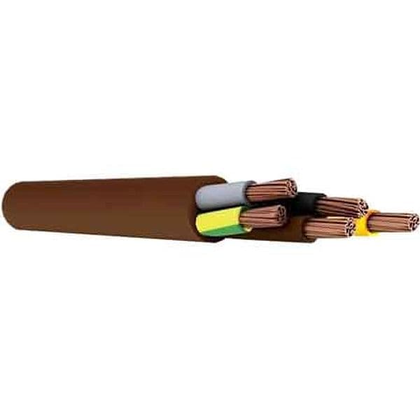 Cavo Pentagonale Marrone Sezione 5 x 1,5 mm 100 m Lineari - 3
