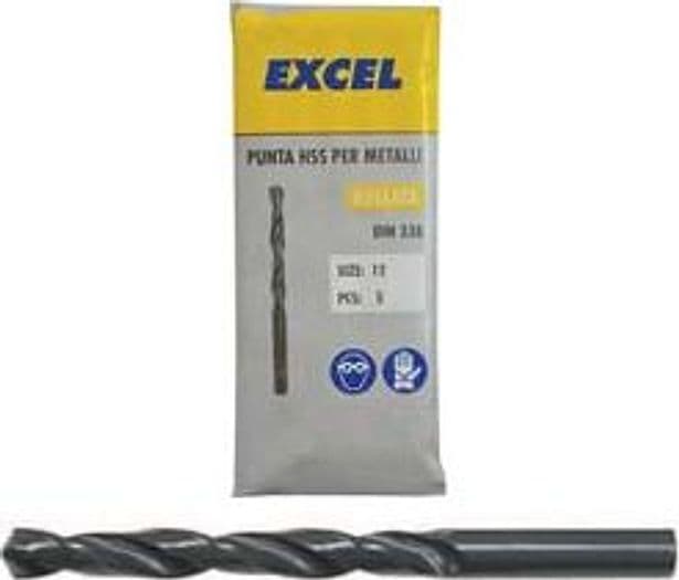 Punte HSS Rullate per Ferro Ø 11,5 mm Excel 5 Pezzi - 2