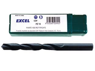 Punte HSS Rettificate Normali Ø 7,5 mm Excel 10 Pezzi - 2