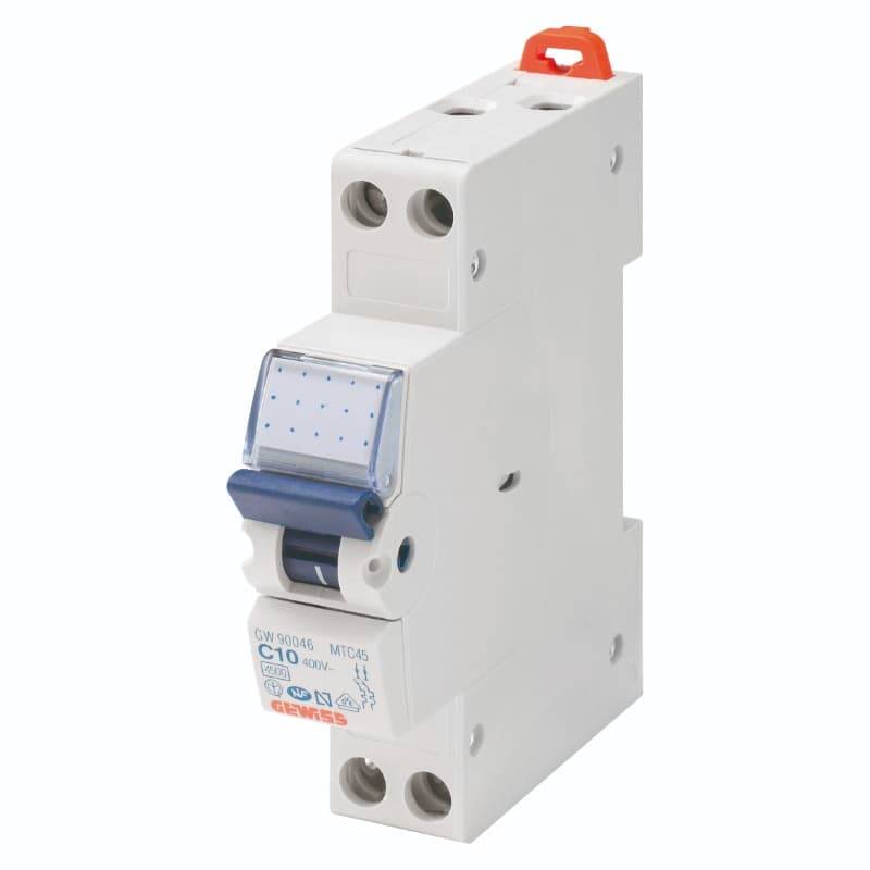 Interruttore Magnetotermico Compatto 1P con N C. Nominale 10A Gewiss - 2