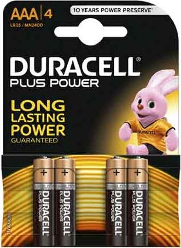 Pile Plus Power Ministilo Blister Duracell 4 Pezzi