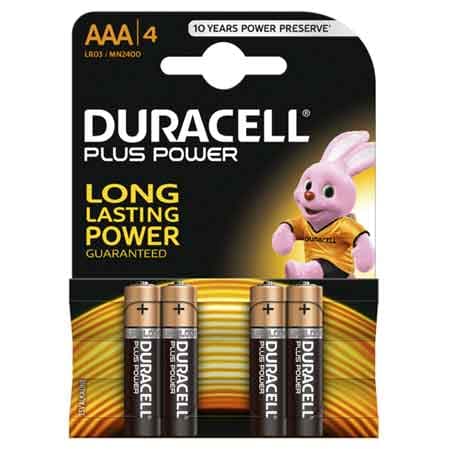 Pile Plus Power Ministilo Blister Duracell 4 Pezzi - 3