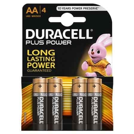 Pile Plus Power Stilo Blister Duracell 4 Pezzi - 3
