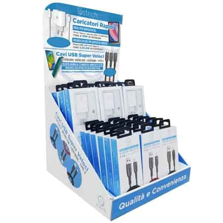 Espositore da Banco Fast Charge Lostech 30 Pezzi - 3