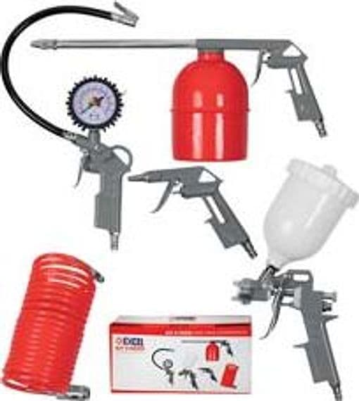 Kit Aria Compressa 5 Pezzi con Attacchi Rapidi Excel - 2