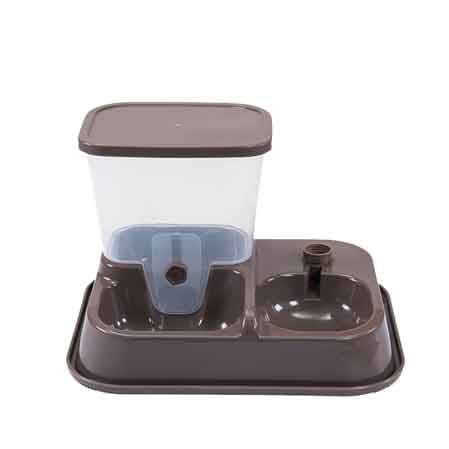 Ciotola Distributore Croccantini e Acqua Ideal Star Cm 37,8 x 29 x 23,8H - 3