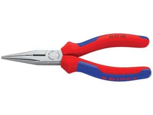 Pinza per Meccanica con Becchi Mezzotondi e Tronchese DIN Iso 5745 160 mm - 2