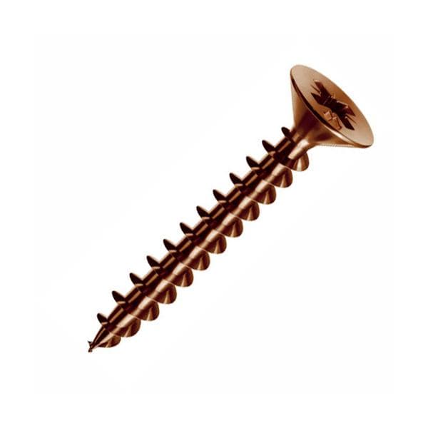 Vite per Legno Tsp Bronzata 3,5 x 45 mm 200 Pezzi - 2
