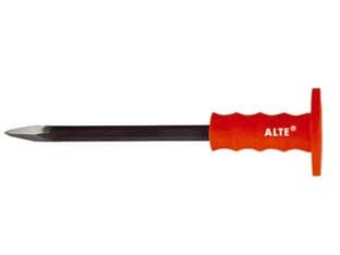 Scalpello da Muratore a Punta con Paramano Ø 16 mm MMX350 Alte 6 Pezzi - 2