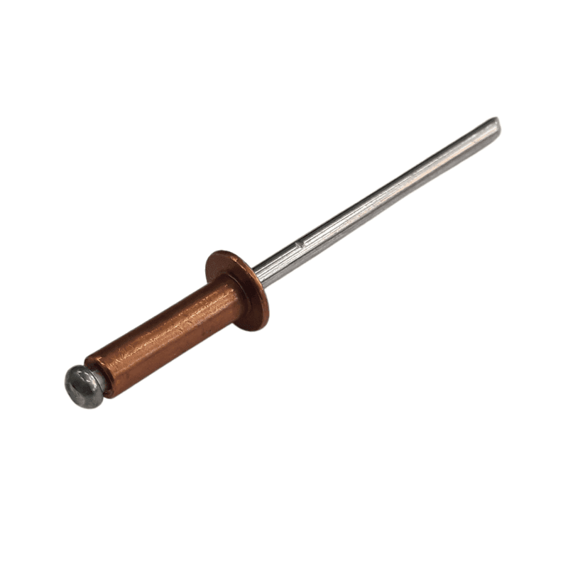 Rivetto a Strappo Rame 3,2 x 11 mm 100 Pezzi - 2