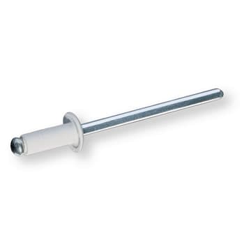 Rivetto a Strappo Bianco Perla 4,0 x 11 mm Tecfi - 2
