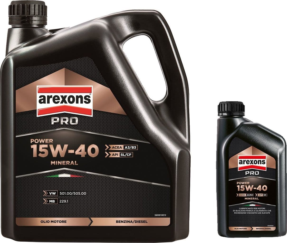 Lubrificante Power 15W 40 Arexons 4 l - 2
