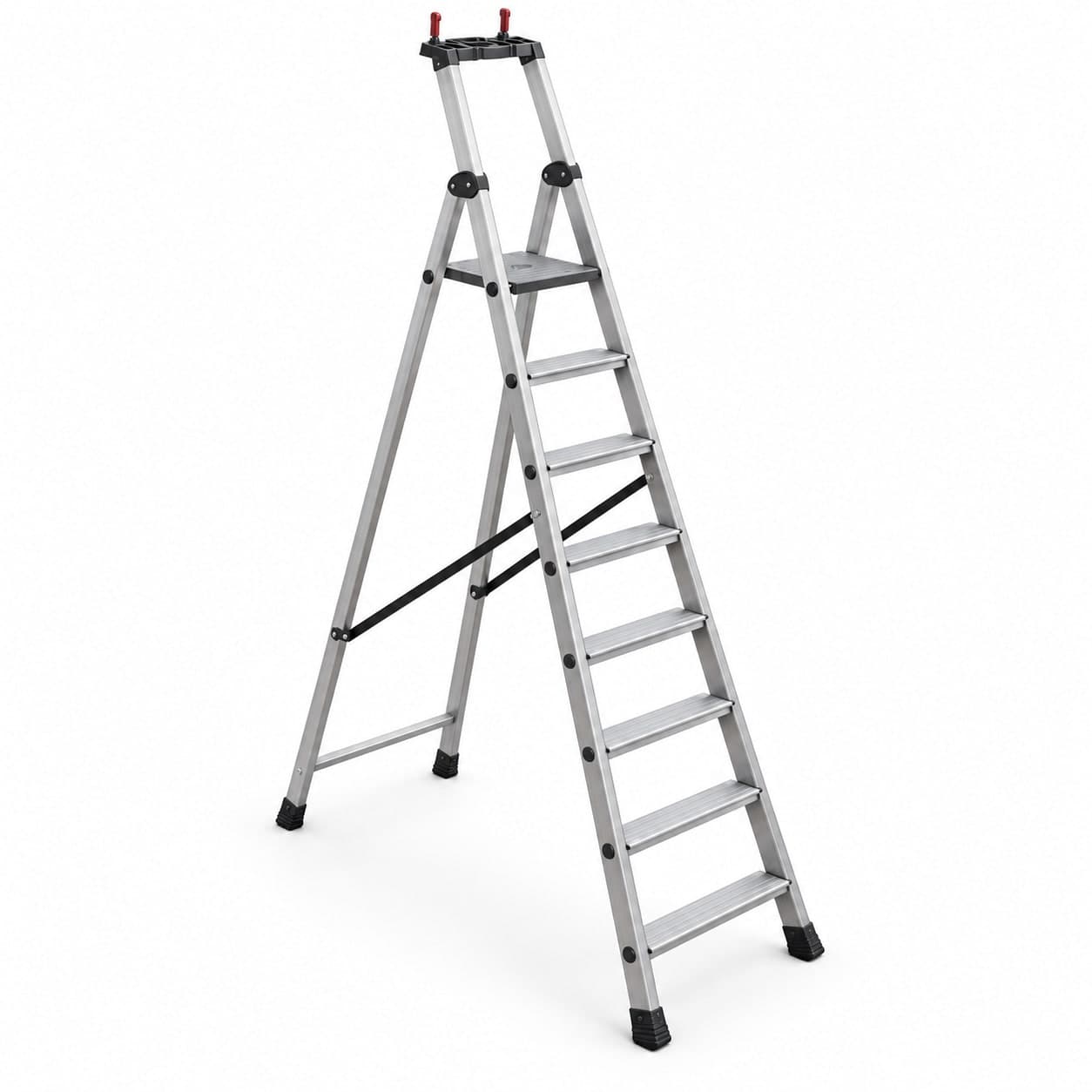 Scala Alluminio Facal Euroscala Più Su Maxi EN131 9 Gradini L x P x H 62 x 16,6 x 286 cm