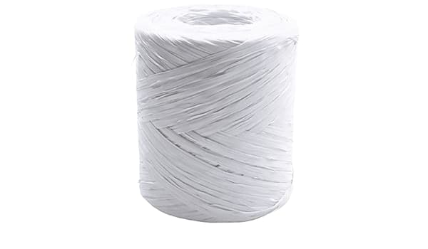 Rafia Sintetica a Conetto 200 Gr Colore Bianco 5 Pezzi - 2