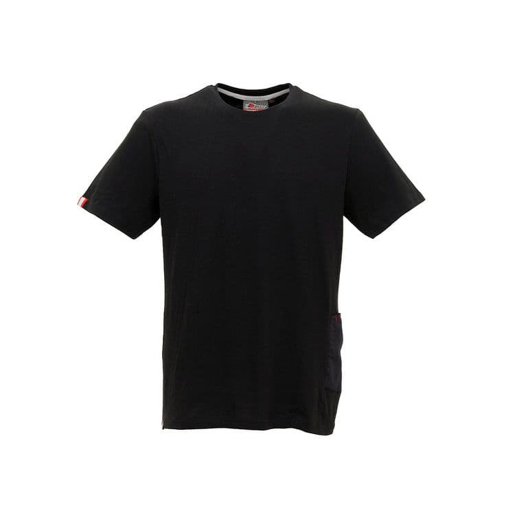 T Shirt Road Manica Corta TG.2XL Black Carbon 100% Cotone U Power 3 Pezzi - 2