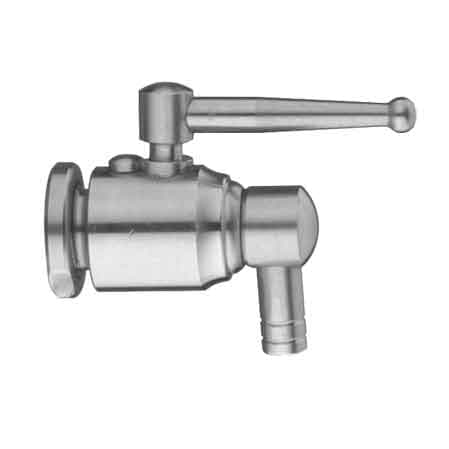 Rubinetto Antigoccia Inox a Sfera per Contenitore 1 - 3