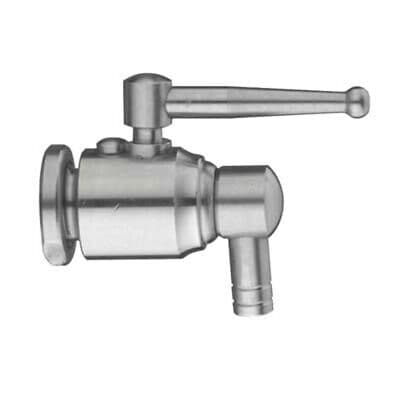 Rubinetto Antigoccia Inox a Sfera per Contenitore 1 - 2