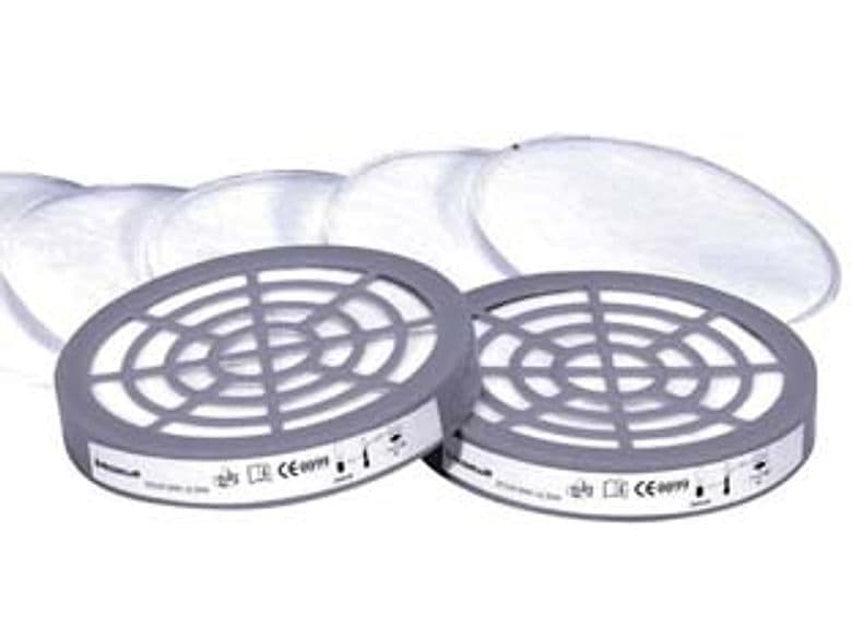 Kit 6 Prefiltri P2 e 2 Adattatori per Maschera M6400 Jupiter Pre P2