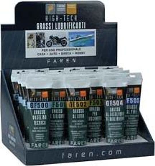 Espositore PZ.24 Grassi Lubrificanti High Tech 125 ml Assortiti 1 - 2
